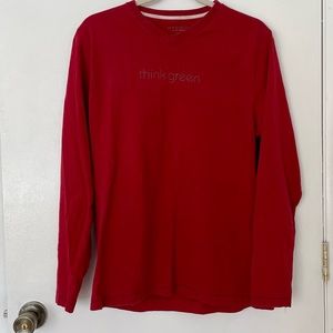 Organic Think Green Madison Live Green Organics Long Sleeve Tee Shirt Si…